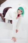 aqua_hair cat_food_(vocaloid) cosplay hatsune_miku hoodie houtou_singi pantyhose skirt tshirt vocaloid rating:Safe score:7 user:xkaras