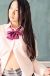 blouse dgc_0948 hoshino_tomoyo open_clothes pleated_skirt school_uniform skirt rating:Safe score:0 user:nil!