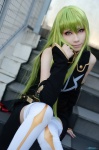 boots cc code_geass cosplay detached_sleeves green_hair houtou_singi pantyhose shorts uniform rating:Safe score:4 user:nil!