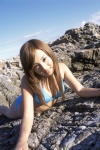 beach bikini cleavage honeybee_x2 natsukawa_jun swimsuit rating:Safe score:0 user:nil!