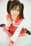 bowtie cosplay katou_mari original pleated_skirt sailor_uniform school_uniform skirt rating:Safe score:1 user:pixymisa