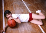 ball basketball buruma gym gym_uniform mizusawa_nako ponytail shorts socks tshirt rating:Safe score:0 user:nil!