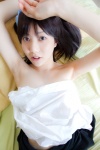 bed blouse cosplay going_my_yui_style hair_ribbons hoshiuta kuroda_yui open_clothes pleated_skirt shino_kei skirt rating:Safe score:0 user:nil!