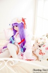 bed cosplay dress hat patchouli_knowledge purple_hair robe saku sweet_garden thighhighs touhou zettai_ryouiki rating:Safe score:0 user:nil!