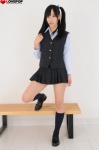 blouse hamada_yuri kneesocks pleated_skirt school_uniform side_ponytail skirt vest rating:Safe score:1 user:nil!