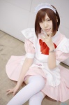 apron cosplay dress hairband maid maid_uniform minatsuki_naru original thighhighs zettai_ryouiki rating:Safe score:2 user:nil!
