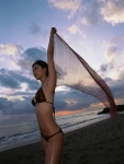 beach bikini nagasawa_nao ocean scarf swimsuit wet ys_web_233 rating:Safe score:1 user:nil!