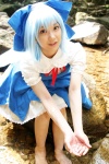 blue_hair cirno cosplay dress hairbow lenfried touhou wet wings rating:Safe score:0 user:nil!