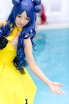 bishoujo_senshi_sailor_moon blue_hair bowtie cosplay crinoline dress hair_buns hoshino_monaka luna sailor_luna tsukino_luna rating:Safe score:1 user:pixymisa