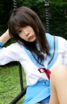 asahina_mikuru chocoball cosplay pleated_skirt sailor_uniform school_uniform skirt suzumiya_haruhi_no_yuuutsu rating:Safe score:0 user:nil!