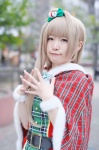 blonde_hair blouse cosplay kazaha love_live!_school_idol_project minami_kotori shawl side_ponytail rating:Safe score:0 user:nil!