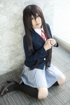 blazer blouse cosplay kneesocks k-on! nakano_azusa narihara_riku pleated_skirt school_uniform skirt rating:Safe score:0 user:nil!