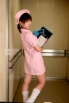 charts costume elevator hospital loose_socks nurse nurse_cap nurse_uniform socks tachibana_minami twintails rating:Safe score:0 user:nil!