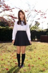 blouse dcg_0915 kneesocks nishida_mai pleated_skirt school_uniform skirt rating:Safe score:2 user:nil!