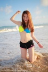 beach bikini_top ocean shorts swimsuit vetiver wet xiuren_157 rating:Safe score:0 user:nil!