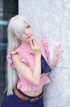 aki_(iv) blouse cosplay elizabeth_liones miniskirt nanatsu_no_taizai silver_hair skirt rating:Safe score:0 user:nil!