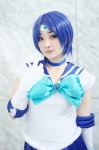 bishoujo_senshi_sailor_moon blue_hair choker cosplay elbow_gloves gloves headband mizuno_ami ouji sailor_dress sailor_mercury rating:Safe score:1 user:nil!