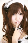 apron choker dress hairband maid maid_uniform minami_chinatsu twintails rating:Safe score:2 user:nil!
