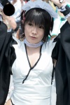 apron choker cleavage cosplay hairband iroha_(samurai_spirits) kimono maid maid_uniform myumyu pantyhose samurai_spirits sheer_legwear wristband rating:Safe score:0 user:pixymisa