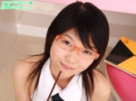 costume glasses halter_top kijima_noriko plaid pocky school_uniform tie rating:Safe score:0 user:nil!