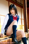 blouse kneesocks koide_mai pleated_skirt school_uniform skirt sweater_vest rating:Safe score:0 user:nil!