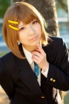 blazer blouse cosplay hirasawa_yui k-on! ribbon_tie school_uniform takanashi_maui rating:Safe score:0 user:pixymisa