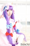 bed cosplay dress hat patchouli_knowledge purple_hair robe saku sweet_garden thighhighs touhou zettai_ryouiki rating:Safe score:0 user:nil!