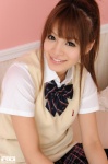 bed blouse haruna_megumi pleated_skirt ponytail rq-star_466 school_uniform skirt sweater_vest rating:Safe score:0 user:nil!