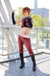 armband boots choker cosplay croptop elbow_gloves fingerless_gloves gloves iseya_sei meiko red_hair trousers vest vocaloid rating:Safe score:0 user:pixymisa