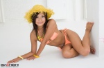 bikini cleavage girlz_high kanesaki_ryo side-tie_bikini straw_hat swimsuit rating:Safe score:0 user:nil!