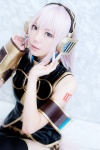 armband cosplay headset ibara kunoichi megurine_luka pink_hair sleeveless thighhighs vocaloid rating:Safe score:1 user:pixymisa