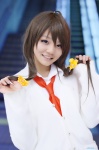 blouse cardigan cosplay hinabita nanahashi_sui school_uniform tie yamagata_marika rating:Safe score:1 user:nil!