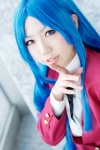 blazer blouse blue_hair cosplay hana_(ii) kawashima_ami ribbon_tie school_uniform toradora! rating:Safe score:0 user:pixymisa