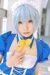 apron ayanami_rei blue_hair cosplay dress hairband hisame_chirumi maid maid_uniform neon_genesis_evangelion rating:Safe score:0 user:nil!