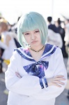 aqua_hair cosplay neon sailor_uniform school_uniform tagme_character tagme_series rating:Safe score:0 user:nil!