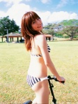 ass bicycle bikini hello striped sugimoto_yumi swimsuit rating:Safe score:1 user:nil!