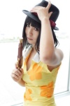 cosplay fedora gun nico_robin one_piece seki sleeveless_blouse rating:Safe score:0 user:nil!