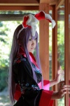 animal_ears bunny_ears cosplay enako purple_hair reisen_udongein_inaba robe touhou rating:Safe score:0 user:nil!