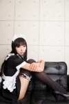 akiyama_mio apron cosplay dress hairband k-on! maid maid_uniform necoco thighhighs zettai_ryouiki rating:Safe score:1 user:nil!