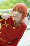 cosplay gintama hair_pods hoshitamu kagura mandarin_suit orange_hair rating:Safe score:0 user:nil!