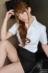 blouse miniskirt onozeki_mai pantyhose ponytail rq-star_790 sheer_legwear skirt rating:Safe score:0 user:nil!