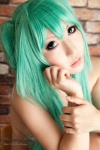 aqua_hair bikini_top cosplay hatsune_miku project_diva saku swimsuit twintails vocaloid rating:Safe score:0 user:nil!