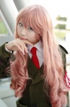 aikawa_rami armband blouse cosplay dolls ibara pink_hair tie trench_coat rating:Safe score:0 user:nil!
