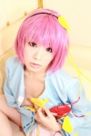 arai_yomi blouse cosplay hairband komeiji_satori open_clothes pink_hair skirt touhou rating:Safe score:0 user:nil!