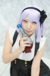 blouse cosplay dagashi_kashi hairband jumper purple_hair shidare_hotaru shirayuki_nao rating:Safe score:0 user:nil!
