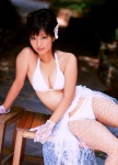 bikini cleavage fishnet_pantyhose gloves harada_mai pantyhose skirt swimsuit rating:Safe score:0 user:nil!