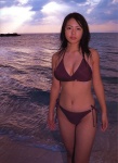 beach bikini cleavage isoyama_sayaka ocean side-tie_bikini soft swimsuit rating:Safe score:0 user:nil!