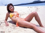 beach bikini cleavage nagasaki_rina ocean side-tie_bikini swimsuit wet rating:Safe score:1 user:nil!