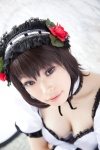 choker cleavage cosplay dress flowers hairband soda_(model) suzumiya_haruhi suzumiya_haruhi_no_yuuutsu rating:Safe score:1 user:pixymisa