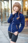 amane_suzuha cosplay shorts steins;gate track_jacket twin_braids yaya rating:Safe score:3 user:nil!